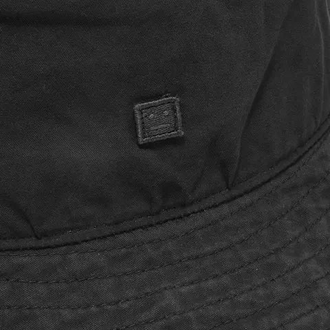 Acne Studios Cotton Bucket Hat, Black