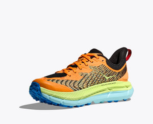 Hoka Mens Mafate Speed 4, Solar Flare / Lettuce