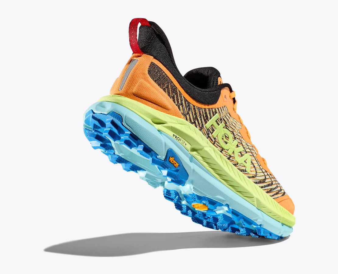 Hoka Mens Mafate Speed 4, Solar Flare / Lettuce