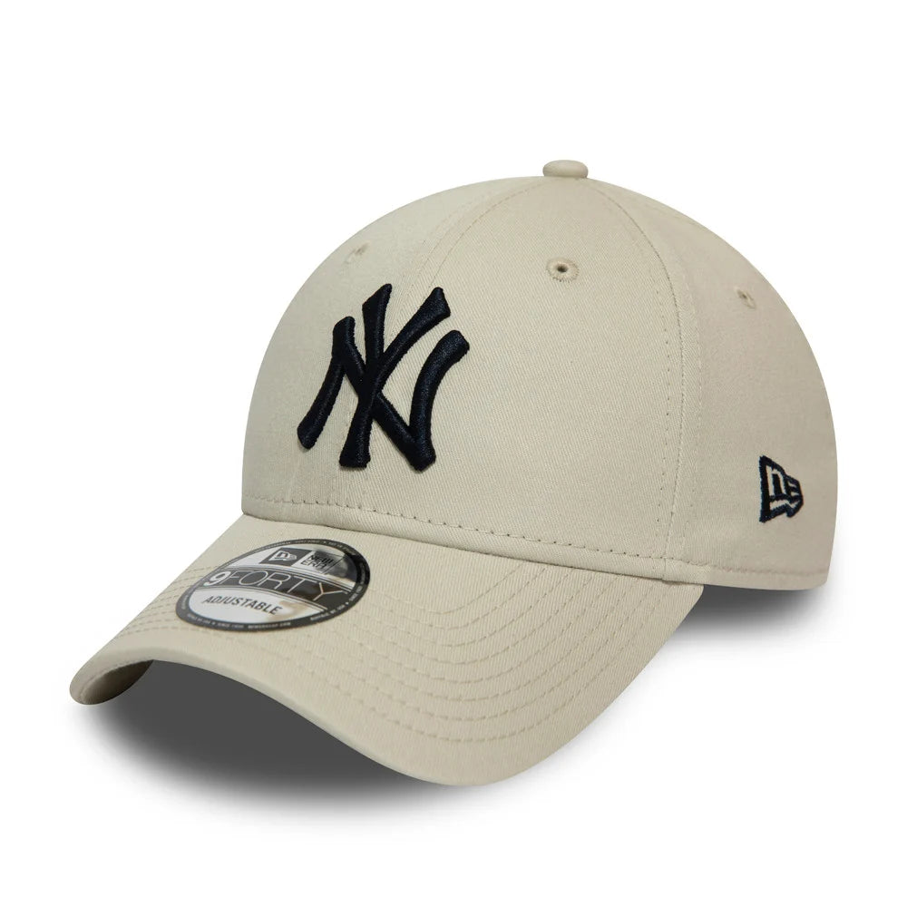 New Era New York Yankees Essential Stone 9FORTY Cap - Cream