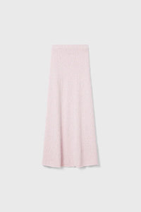 Rodebjer Flora knitted skirt, pink melange