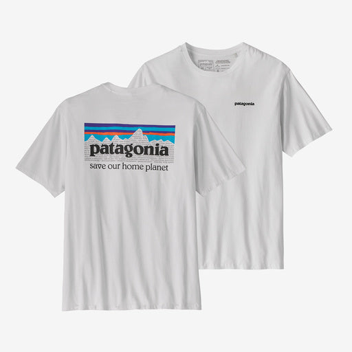 Patagonia Men's P-6 Mission Organic T-Shirt,  White