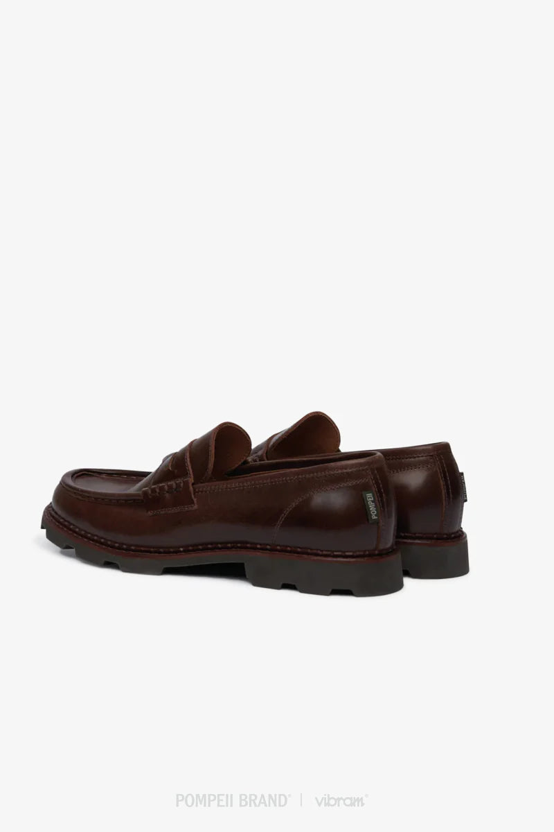 Pompeii Moden Leather Shoe Roast Brown