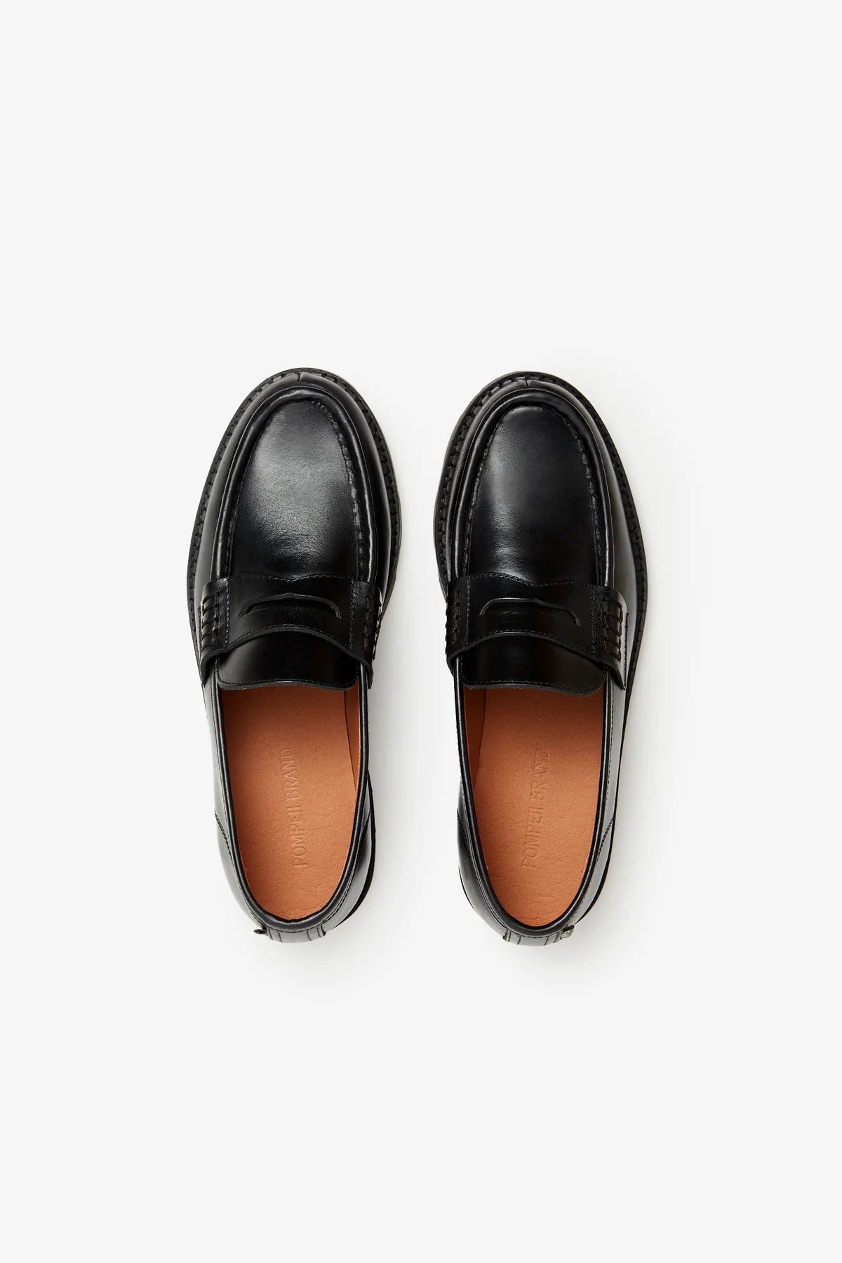 Pompeii Moden Leather Shoe Black