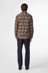 NN07 Deon Shirt, Brown check