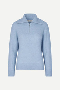 Samsöe Saanour HZ Sweater 7355 Subdued Blue