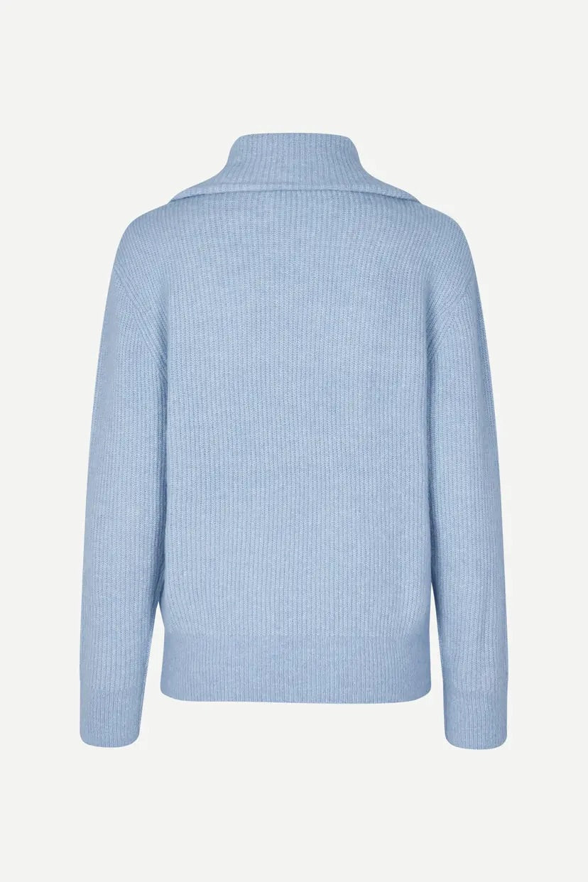 Samsöe Saanour HZ Sweater 7355 Subdued Blue