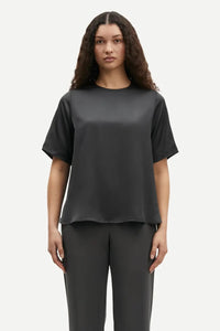 Samsöe Denise top 14905 Black Oyster