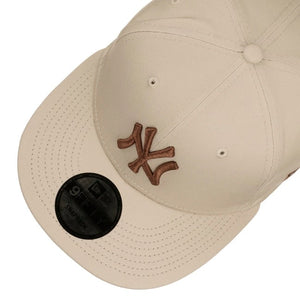 New Era New York Yankees Chestnut 9FIFTY Cap - Chalk