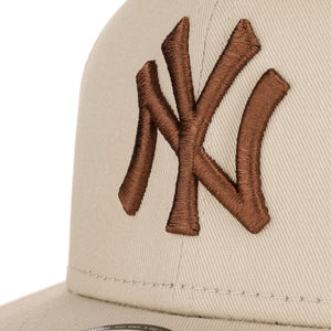 New Era New York Yankees Chestnut 9FIFTY Cap - Chalk