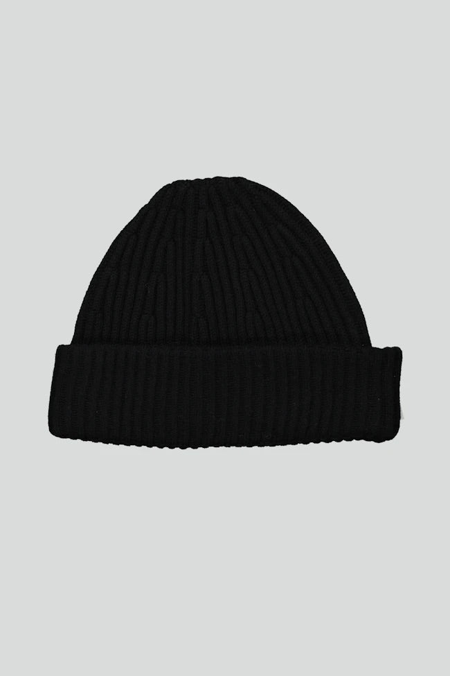 NN07 Rib Wool blend Beanie Black