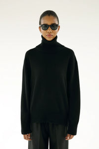 Almada Label Alma Turtleneck Sweater - Black