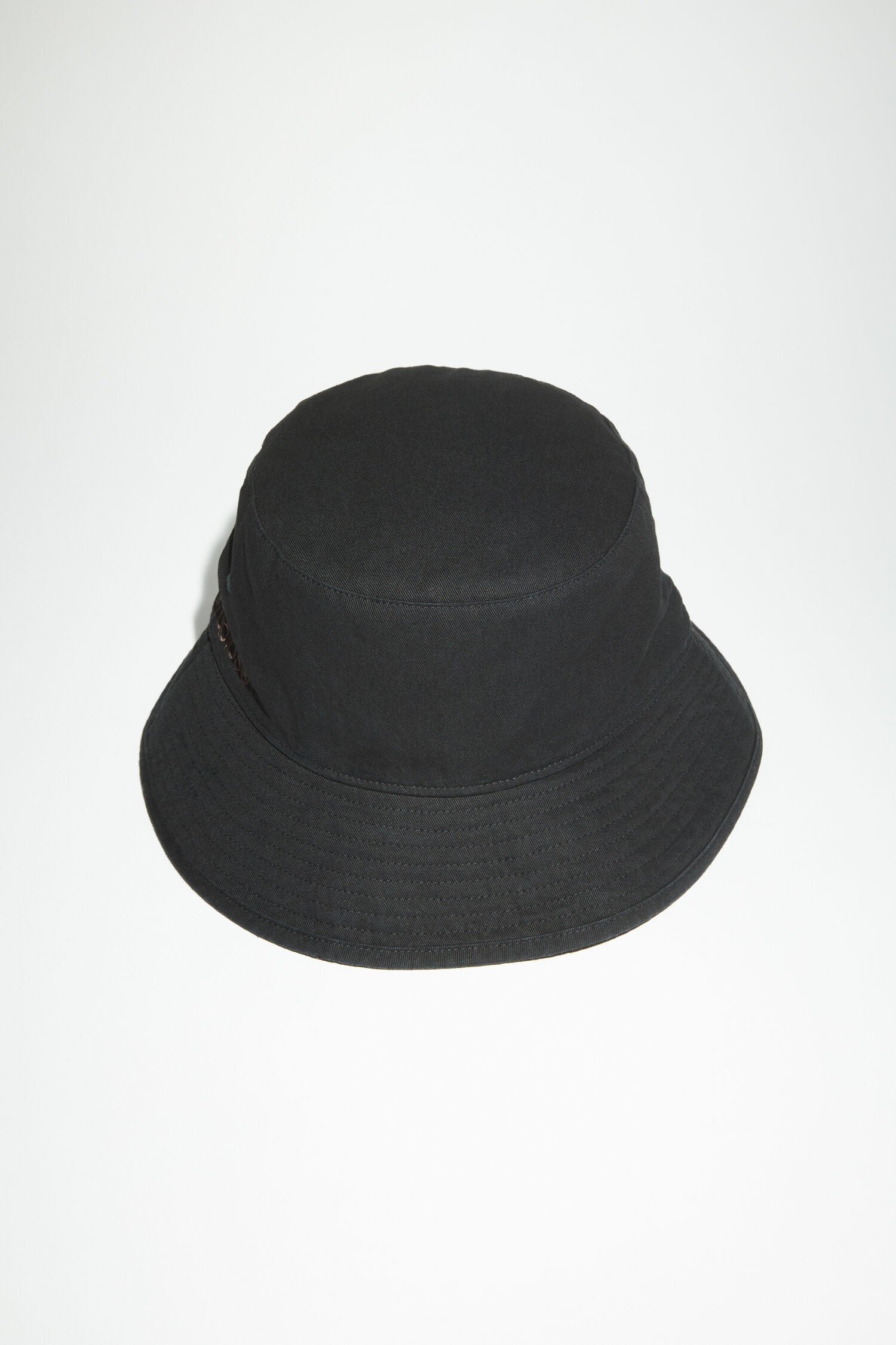 Acne Studios Twill Bucket Hat, black