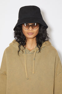 Acne Studios Twill Bucket Hat, black