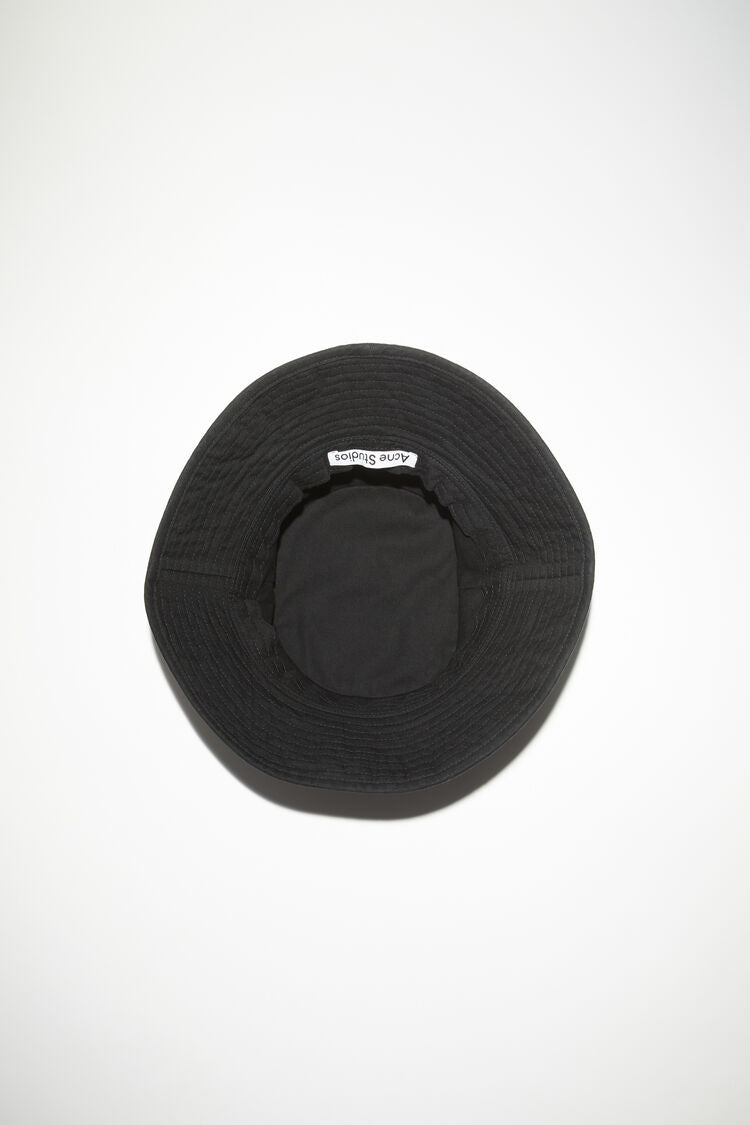 Acne Studios Twill Bucket Hat, black