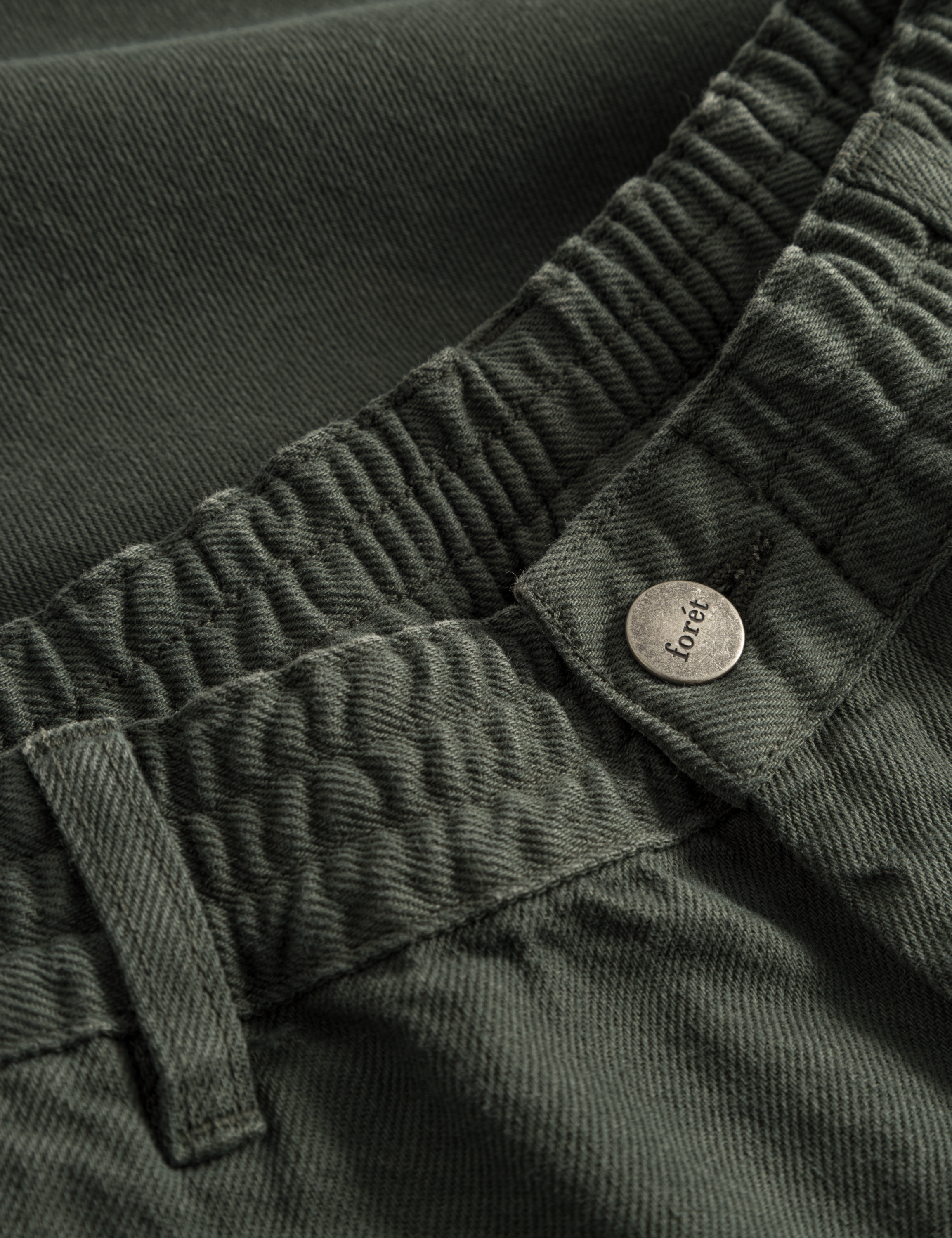 Foret Studios Clay Pants, Dark Moss