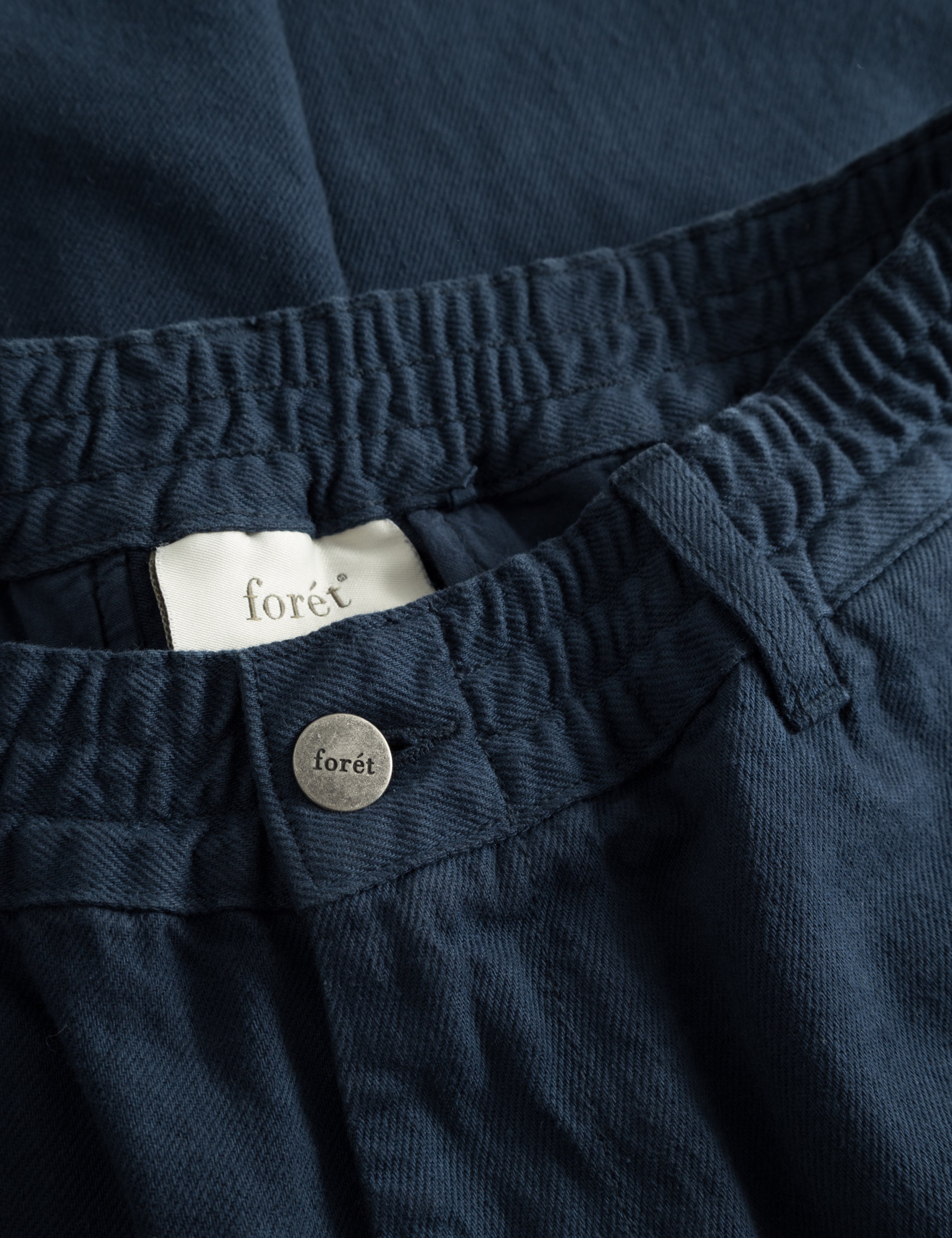 Foret Studios Clay Pants, Navy