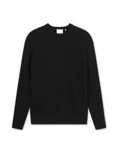 Foret Studio Cone Rib Knit, Black