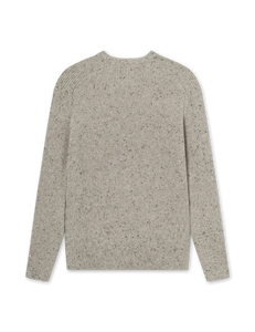 Foret Studio Cone Rib Knit, Light Grey Melange