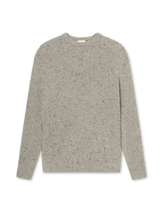 Foret Studio Cone Rib Knit, Light Grey Melange