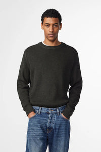 NN07 Kevin Organic cotton Sweater, Dark Army