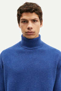 Samsöe Isak Knit Turtleneck True Navy