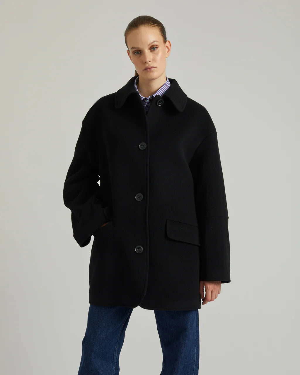 Brixtol Textiles Edie coat - Black