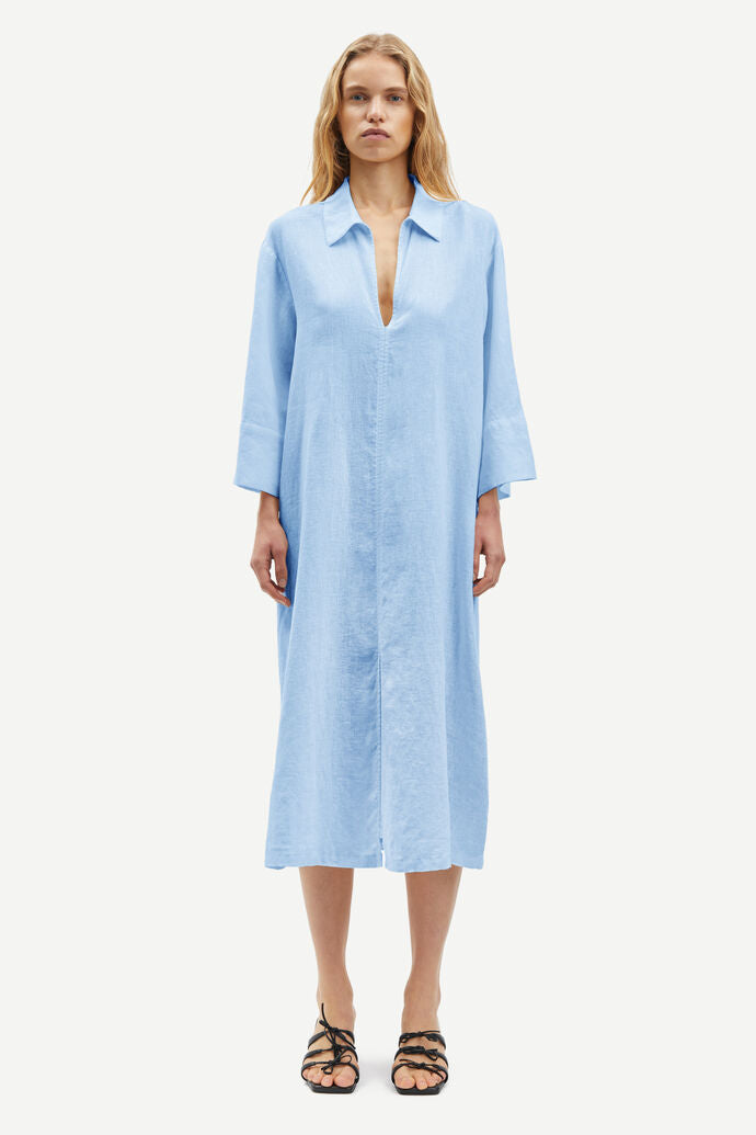Samsöe Saalle Dress 14329, Mid Blue