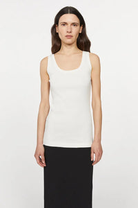 Rodebjer Jump Rib Top, White