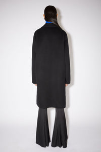 Acne Studios single breasted coat - black