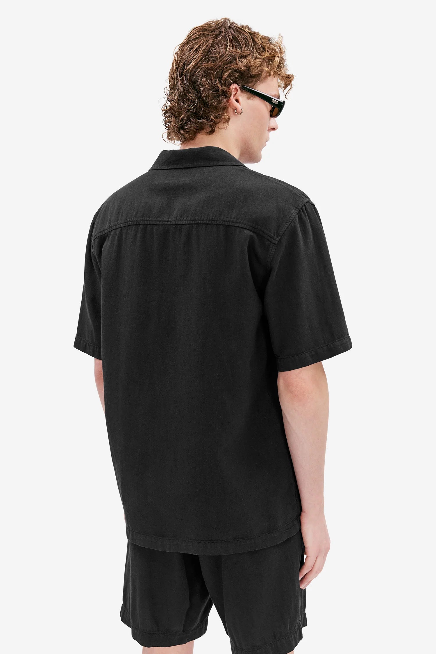 Elvine Kilian Linen Shirt, Black