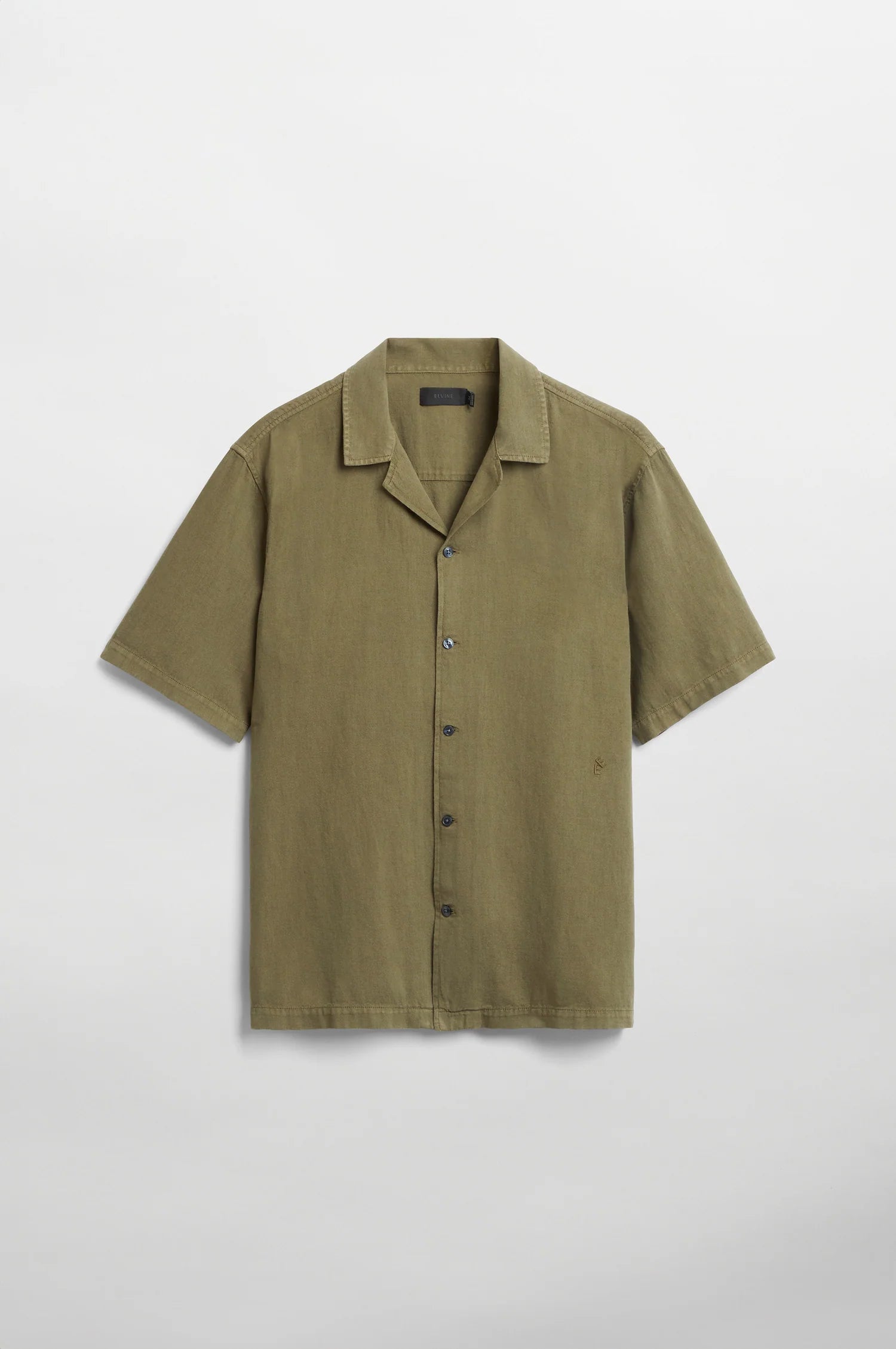 Elvine Kilian Linen Shirt, Olive