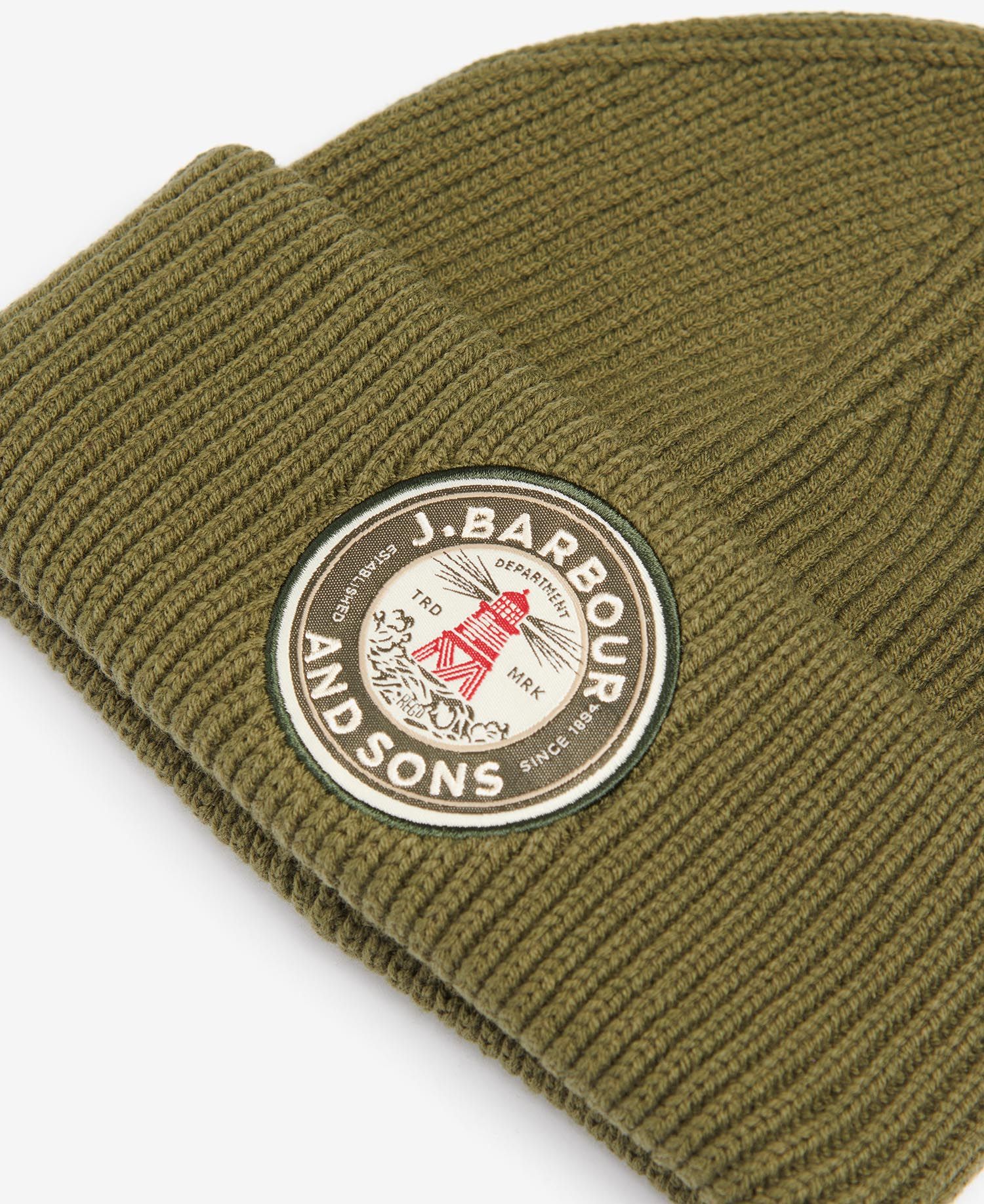 Barbour Dunford Beanie, Olive