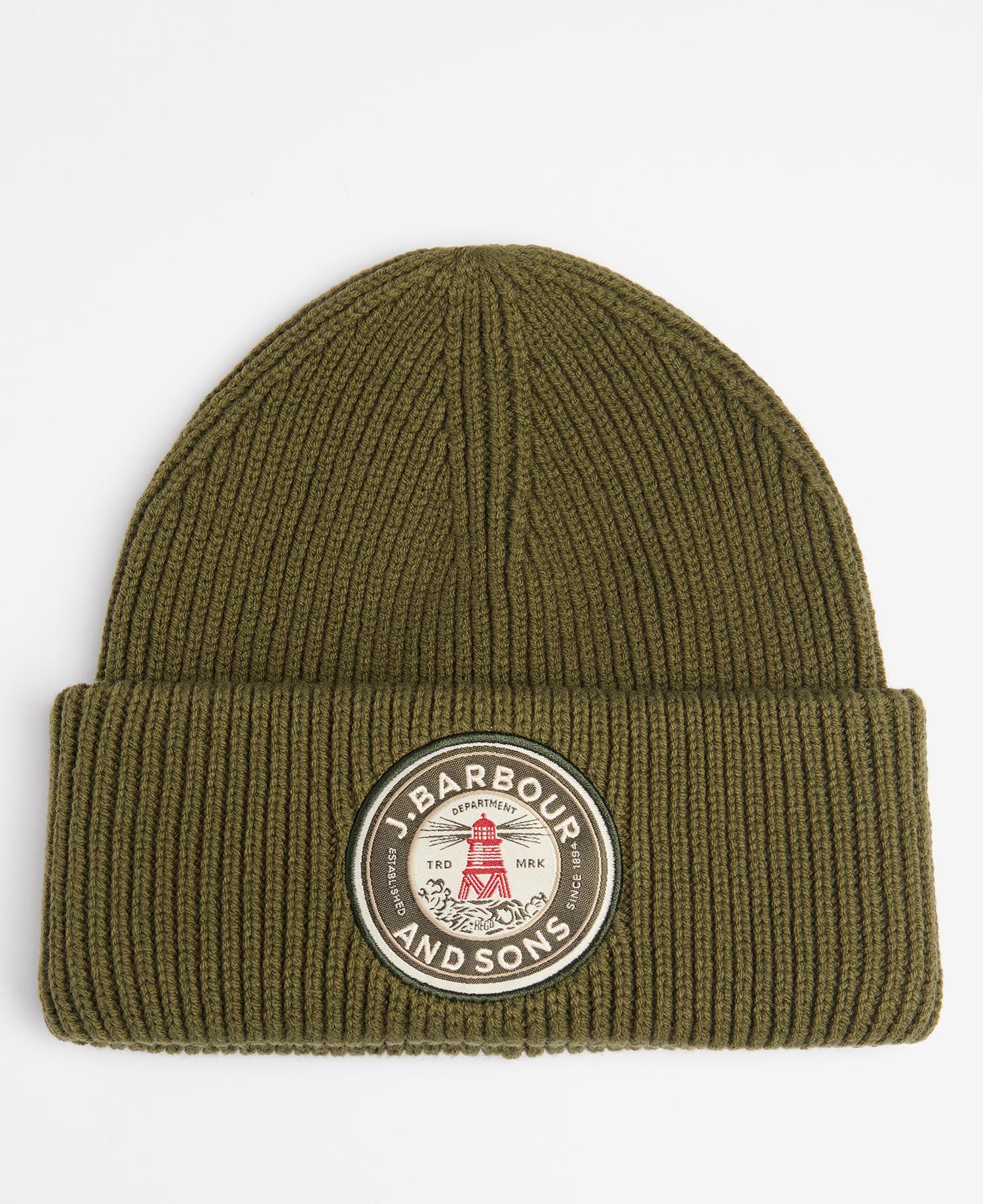 Barbour Dunford Beanie, Olive