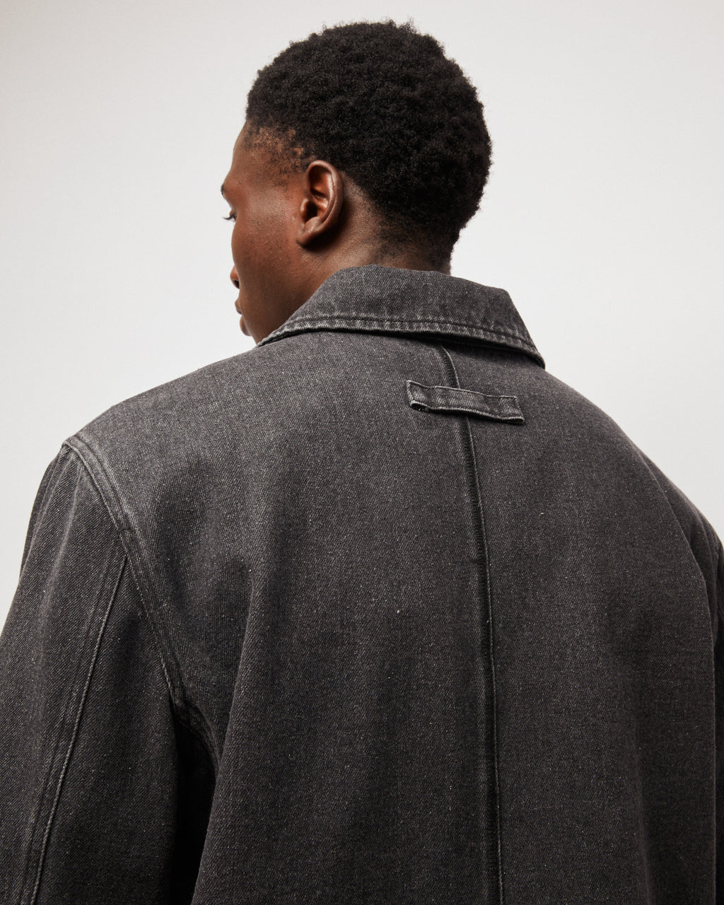 Brixtol Textiles Martin jacket, Washed Black