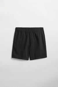 Elvine Ryan Linen Shorts, Black