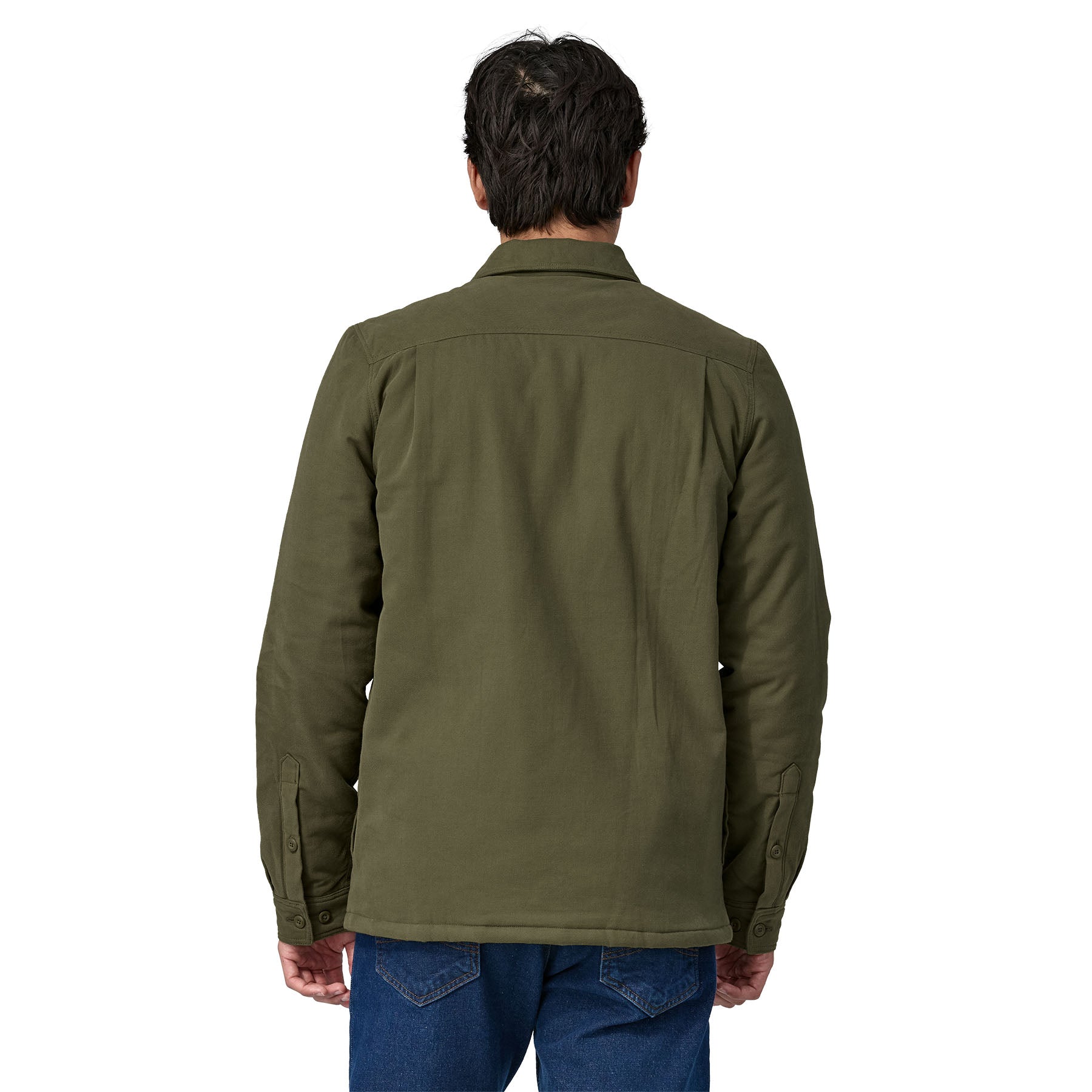 Patagonia Men's Insulated Organic Cotton Midweight Fjord Flannel Shirt, Green