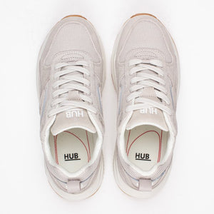 Hub Shoes Womens Glide, Light Bone/Off White
