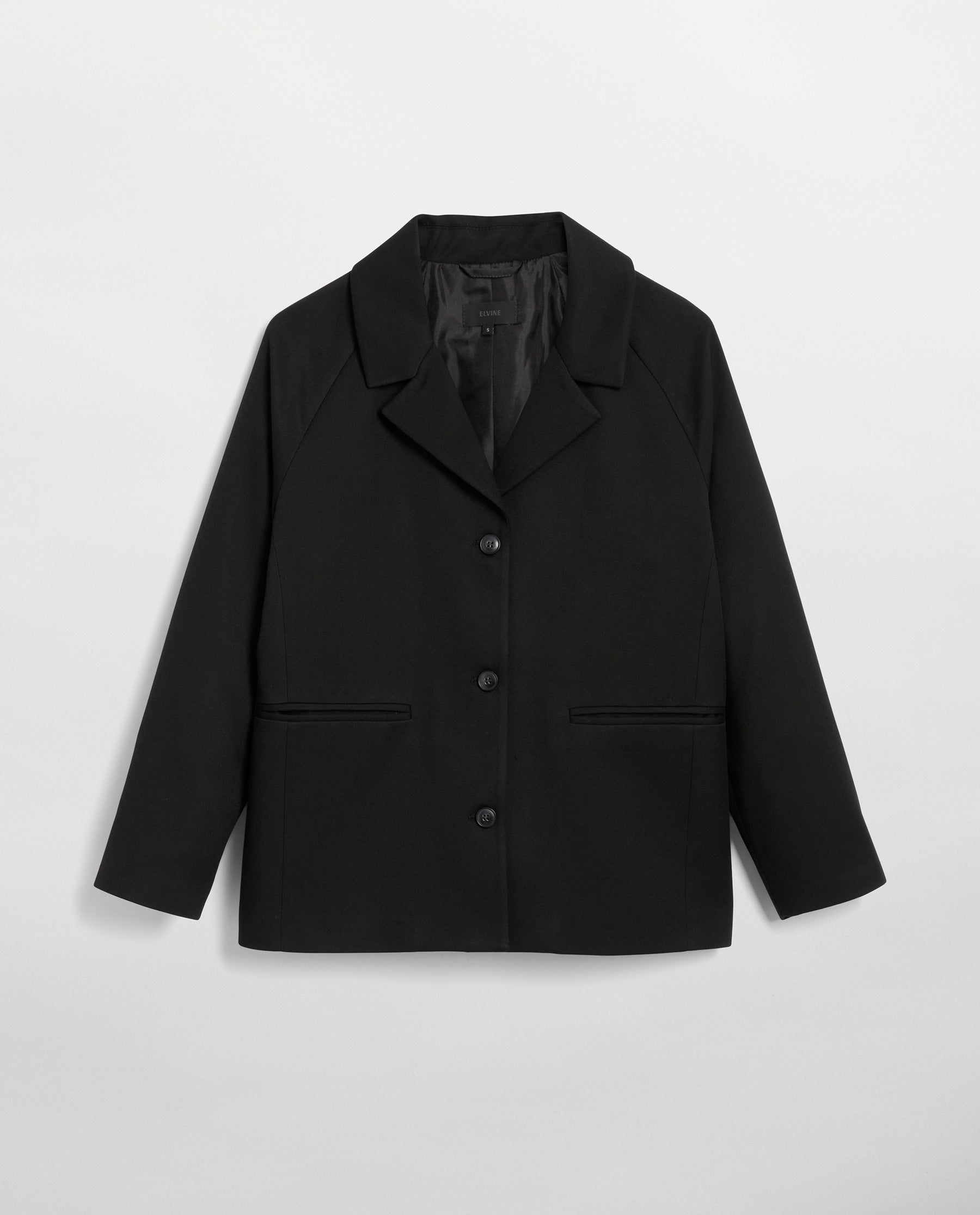 Elvine Zeca Jacket Dobby, black