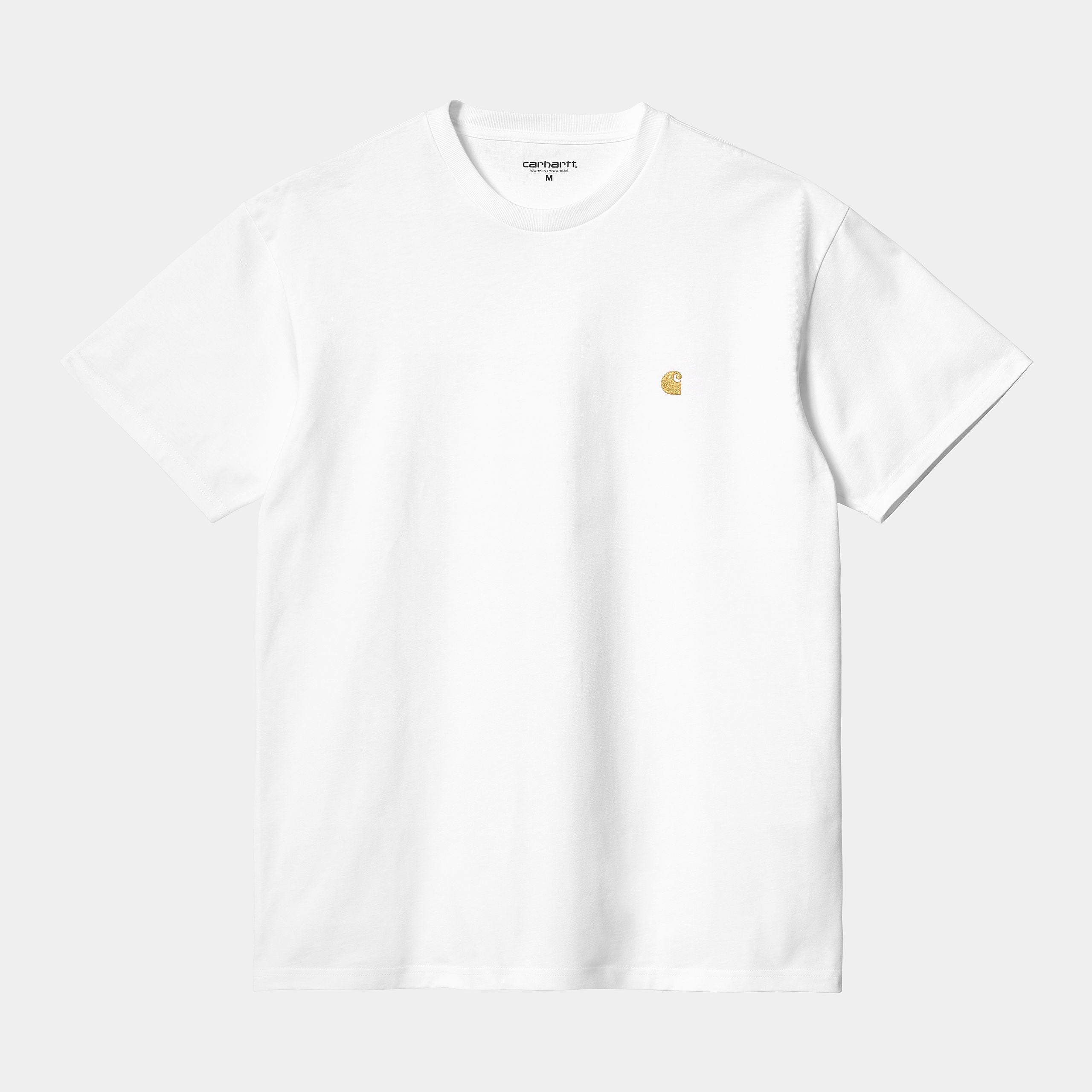 Carhartt WIP S/S Chase T-Shirt, White/Gold
