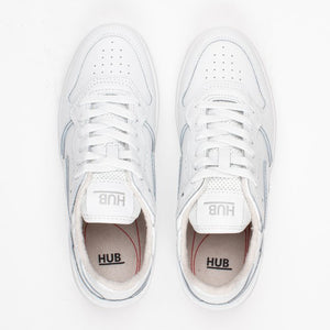 Hub Shoes Womens Smash, White / White