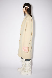Acne Studios  Single-breasted coat - Cold Beige